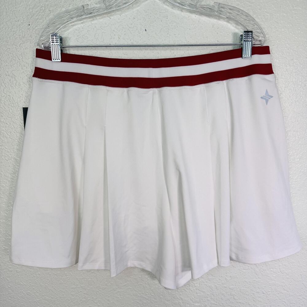 Tuckernuck Shorts Womens XXL Tennis Golf Athletic Skirt Skort White 2X Plus Size - Picture 2 of 11